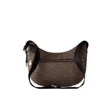 Carica l'immagine nel visualizzatore di Gallery, Borbonese Luna Bag Small OP Natural/Black - STANGA Pelletteria
