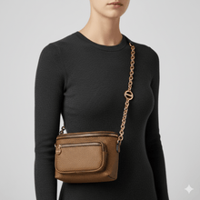 Carica l&#39;immagine nel visualizzatore di Gallery, Borbonese Marsupio Mini Op Naturale - STANGA Pelletteria
