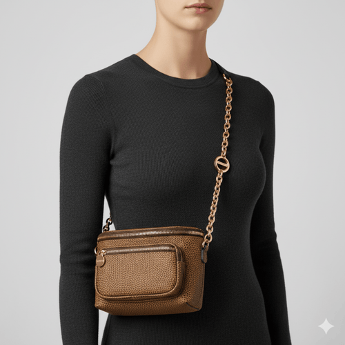 Borbonese Marsupio Mini Op Naturale - STANGA Pelletteria