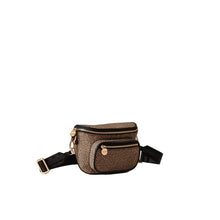 Carica l'immagine nel visualizzatore di Gallery, Borbonese Marsupio Mini Op Naturale/Black - STANGA Pelletteria
