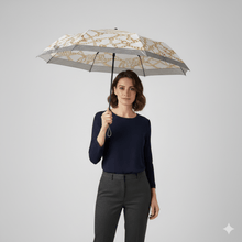 Carica l&#39;immagine nel visualizzatore di Gallery, Borbonese Ombrello Mini Porridge/Op Naturale - STANGA Pelletteria

