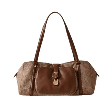 Carica l'immagine nel visualizzatore di Gallery, Borbonese Poche Bowler Bag Medium Beige/Marrone - STANGA Pelletteria
