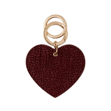 Carica l&#39;immagine nel visualizzatore di Gallery, Borbonese Portachiavi Cuore Merlot - STANGA Pelletteria
