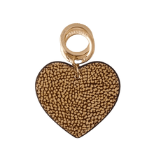 Carica l&#39;immagine nel visualizzatore di Gallery, Borbonese Portachiavi Cuore Op Naturale - STANGA Pelletteria
