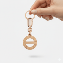 Carica l&#39;immagine nel visualizzatore di Gallery, Borbonese Portachiavi Logo in Metallo - STANGA Pelletteria
