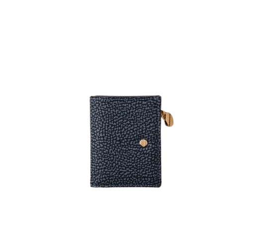 Borbonese Portafoglio Classica Small Denim - STANGA Pelletteria