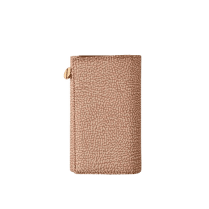 Borbonese Portafoglio Con Patta Medium Mauve - STANGA Pelletteria