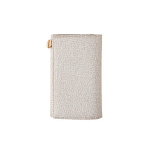 Carica l'immagine nel visualizzatore di Gallery, Borbonese Portafoglio Con Patta Medium White Cotton - STANGA Pelletteria
