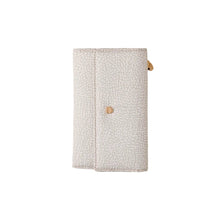 Carica l'immagine nel visualizzatore di Gallery, Borbonese Portafoglio Con Patta Medium White Cotton - STANGA Pelletteria
