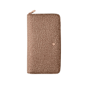 Borbonese Portafoglio Large Beige Marrone - STANGA Pelletteria
