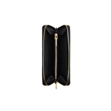 Carica l'immagine nel visualizzatore di Gallery, Borbonese Portafoglio Large Zip Around Dark Black - STANGA Pelletteria
