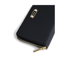 Carica l'immagine nel visualizzatore di Gallery, Borbonese Portafoglio Large Zip Around Dark Black - STANGA Pelletteria
