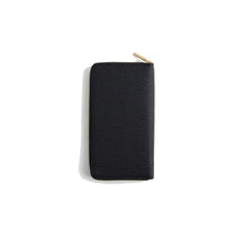 Carica l'immagine nel visualizzatore di Gallery, Borbonese Portafoglio Large Zip Around Dark Black - STANGA Pelletteria
