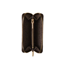 Carica l'immagine nel visualizzatore di Gallery, Borbonese Portafoglio Medium Zip Around Catrame - STANGA Pelletteria
