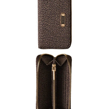 Carica l'immagine nel visualizzatore di Gallery, Borbonese Portafoglio Medium Zip Around Catrame - STANGA Pelletteria
