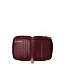 Carica l&#39;immagine nel visualizzatore di Gallery, Borbonese Portafoglio Zip Around Small Merlot - STANGA Pelletteria
