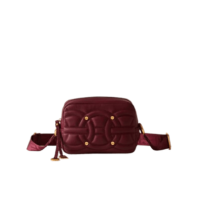 Borbonese Rondò Camera Case Small Merlot - STANGA Pelletteria