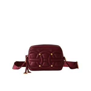 Borbonese Rondò Camera Case Small Merlot - STANGA Pelletteria