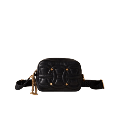 Borbonese Rondò Camera Case Small Nero/Op Naturale - STANGA Pelletteria
