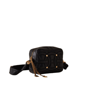 Borbonese Rondò Camera Case Small Nero/Op Naturale - STANGA Pelletteria