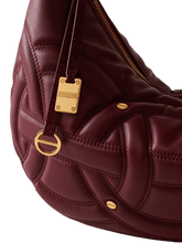 Carica l&#39;immagine nel visualizzatore di Gallery, Borbonese Rondò Hobo Medium Merlot - STANGA Pelletteria
