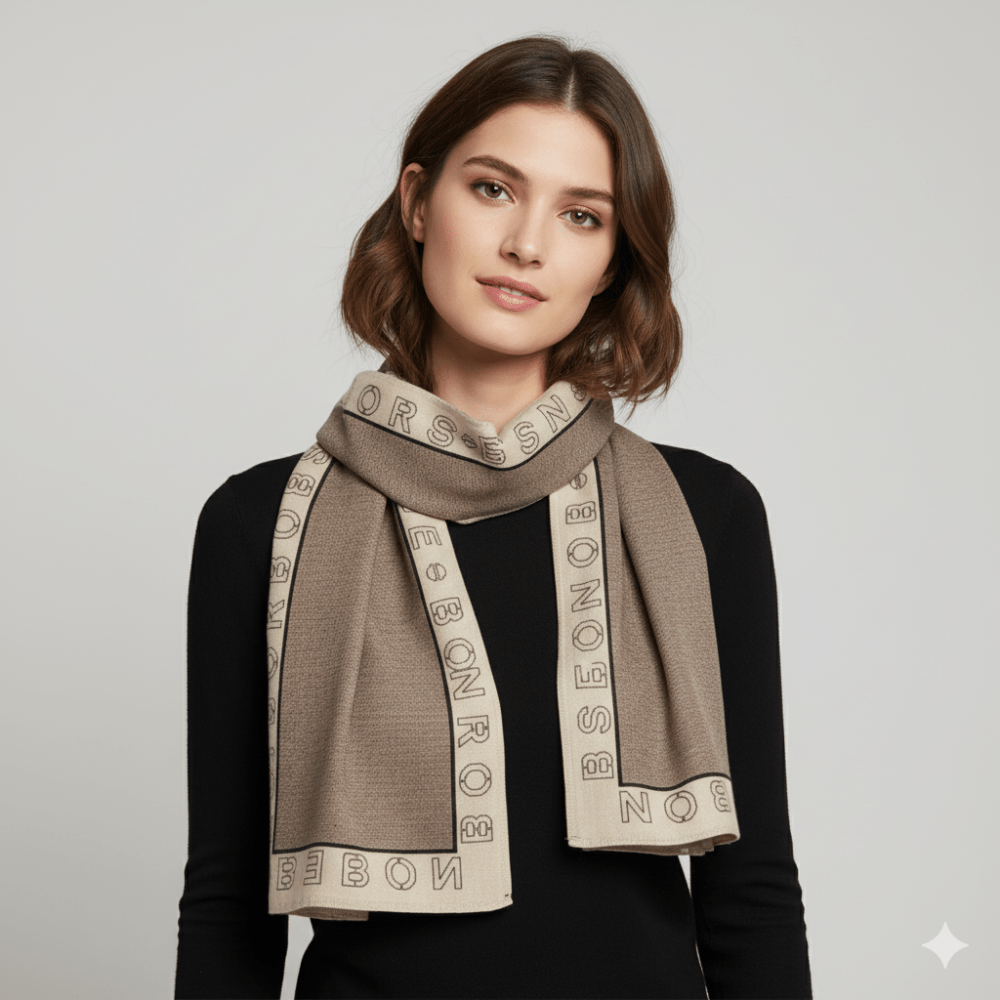Borbonese Sciarpa Cream/Op Naturale - STANGA Pelletteria