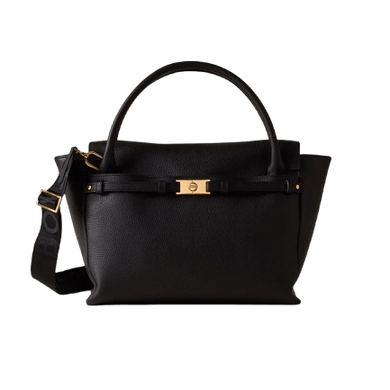 Borbonese Torinese Bauletto Medium Nero - STANGA Pelletteria