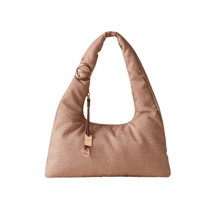 Borbonese Twinnie Hobo Small Mauve - STANGA Pelletteria