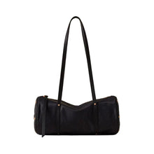 Carica l'immagine nel visualizzatore di Gallery, Borbonese Vis A Vis Bowler Medium Borsa A Spalla Dark Black - STANGA Pelletteria
