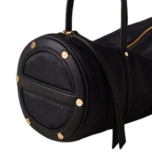 Carica l'immagine nel visualizzatore di Gallery, Borbonese Vis A Vis Bowler Medium Borsa A Spalla Dark Black - STANGA Pelletteria
