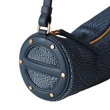 Carica l'immagine nel visualizzatore di Gallery, Borbonese Vis A Vis Bowler Small Borsa A Spalla Blu Lapis - STANGA Pelletteria
