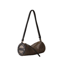 Carica l'immagine nel visualizzatore di Gallery, Borbonese Vis A Vis Bowler Small Borsa A Spalla Op Naturale/Nero - STANGA Pelletteria
