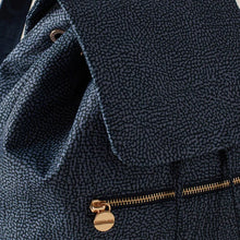 Carica l'immagine nel visualizzatore di Gallery, Borbonese Zaino Eco Line Medium Nylon Blu Lapis - STANGA Pelletteria
