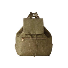 Carica l'immagine nel visualizzatore di Gallery, Borbonese Zaino Eco Line Medium Nylon Olive - STANGA Pelletteria
