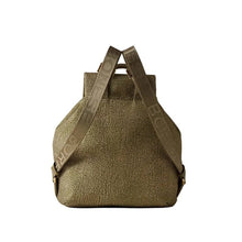 Carica l'immagine nel visualizzatore di Gallery, Borbonese Zaino Eco Line Medium Nylon Olive - STANGA Pelletteria
