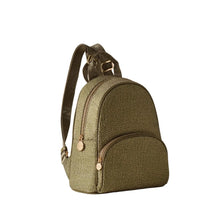 Carica l'immagine nel visualizzatore di Gallery, Borbonese Zaino Medium Olive - STANGA Pelletteria
