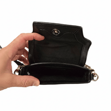 Carica l'immagine nel visualizzatore di Gallery, Borsa a Tracolla La Martina Nera con Dettaglio Staffa (Borsa di seconda mano) - STANGA Pelletteria
