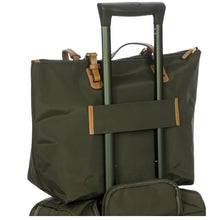 Carica l'immagine nel visualizzatore di Gallery, Bric's X - Collection Sportina Grande 3in1 In Tessuto Riciclato Olive - STANGA Pelletteria
