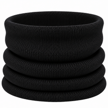 Carica l'immagine nel visualizzatore di Gallery, Riviera Collo In Cashmere Tubolare Nero
