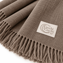 Carica l'immagine nel visualizzatore di Gallery, Cecchi e Cecchi Sciarpa in Puro Cashmere Abella Elegante Con Frange Salvia/Beige - STANGA Pelletteria
