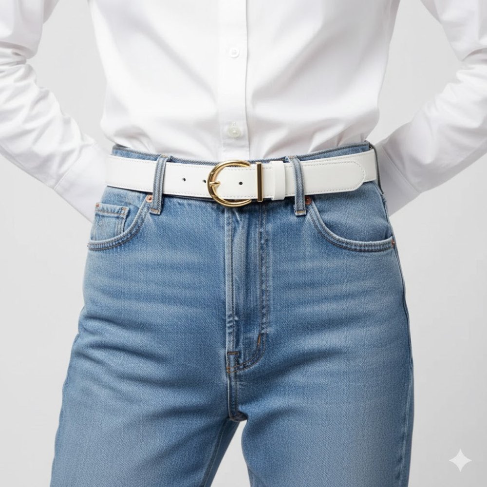 Coccienlle Beth Cintura Coconut Milk - STANGA Pelletteria