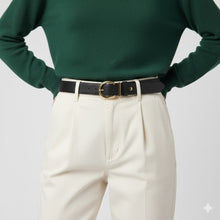 Carica l&#39;immagine nel visualizzatore di Gallery, Coccienlle Beth Cintura Noir - STANGA Pelletteria
