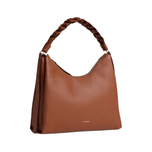 Coccinelle Boheme Double Medium Cognac/Noir - STANGA Pelletteria