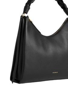 Coccinelle Boheme Double Medium Noir/Cognac - STANGA Pelletteria