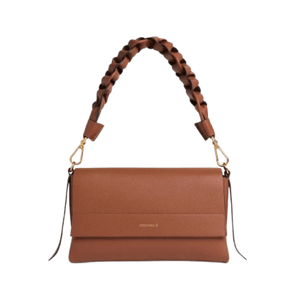 Coccinelle Boheme Double Small Cognac/Noir - STANGA Pelletteria