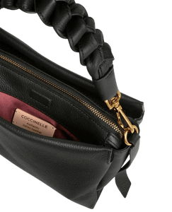 Coccinelle Boheme Small Noir/Cognac - STANGA Pelletteria