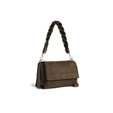 Carica l'immagine nel visualizzatore di Gallery, Coccinelle Boheme Suede Bimaterial Con Patt Fango/Fango - STANGA Pelletteria

