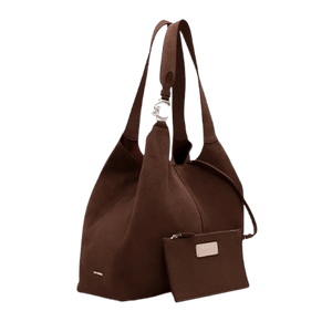Coccinelle C - Easy Suede Medium Brunette - STANGA Pelletteria