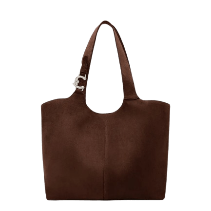 Coccinelle C - Easy Suede Medium Brunette - STANGA Pelletteria