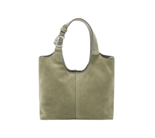 Coccinelle C - Easy Suede Small Greenery - STANGA Pelletteria